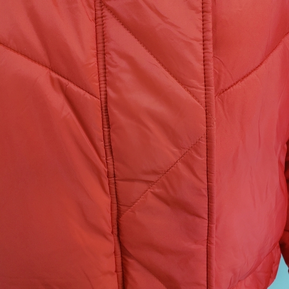 BCBGeneration Womens Size Large Red Puffer Coat NWT - Picture 13 of 15